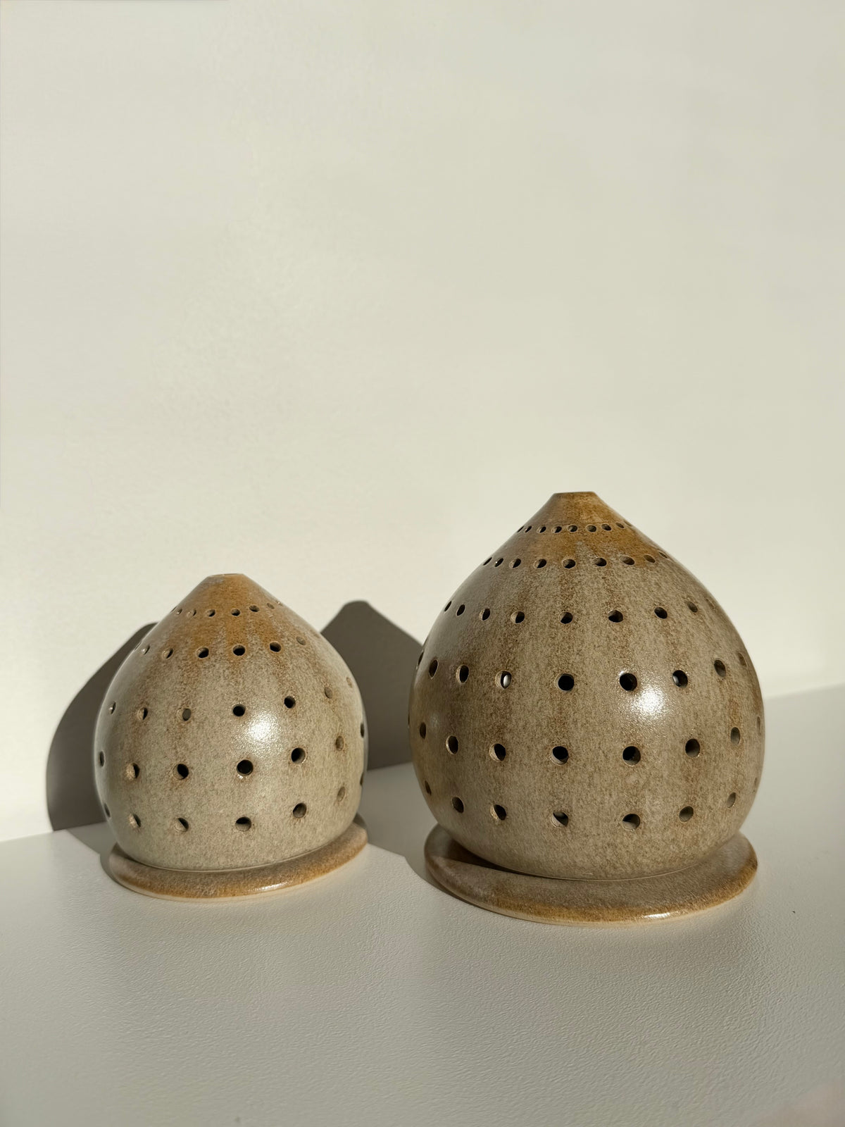 Lanterne - stor - Sand